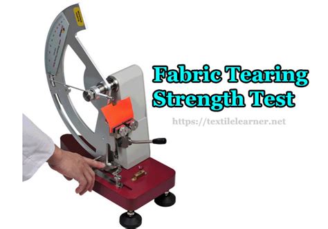 tear test of fabric|tear resistance test for fabric.